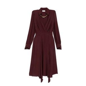 Elisabetta Franchi Wrap Midi Dress - NWT